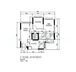 Blk 93B Telok Blangah Parcview (Bukit Merah), HDB 3 Rooms #575669911